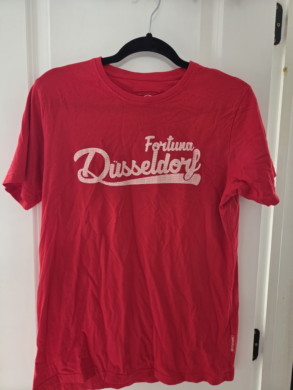 Fortuna Düsseldorf Red Graphic Tee Mens Size M